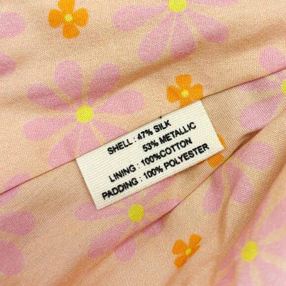 Celia B squiggly rainbow stripe quilted Juniper Coat size Large - Picture 9 of 10